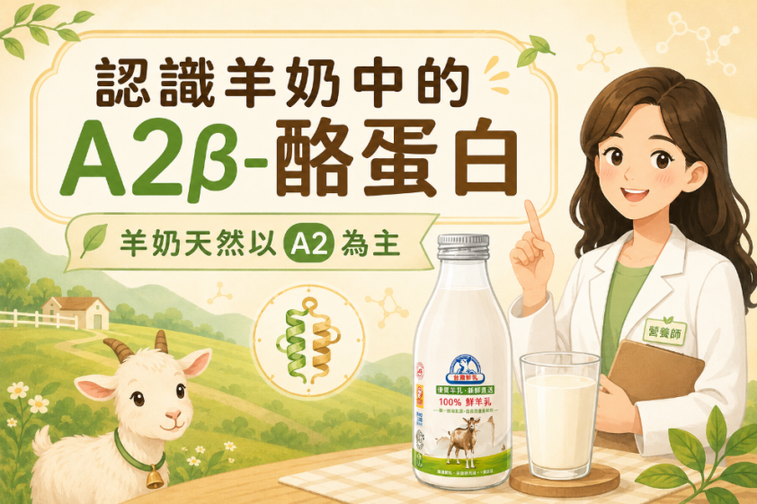 認識羊奶中的 A2β-酪蛋白