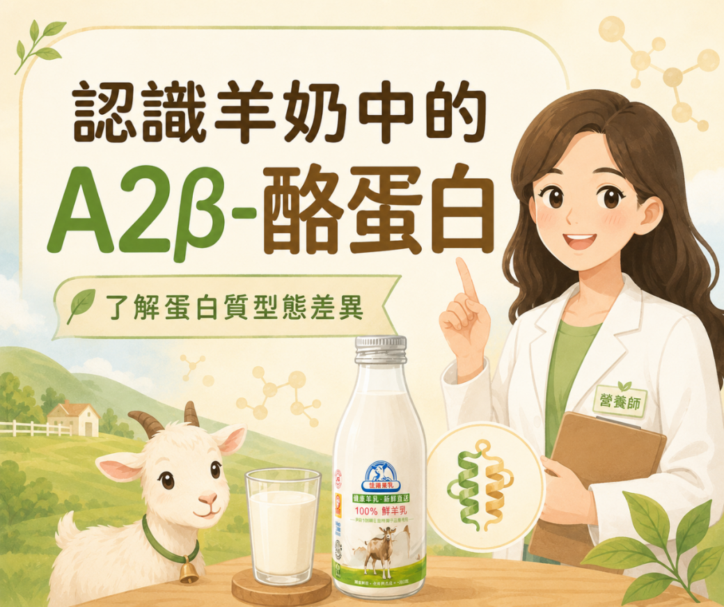 認識羊奶中的 A2β-酪蛋白文章首圖